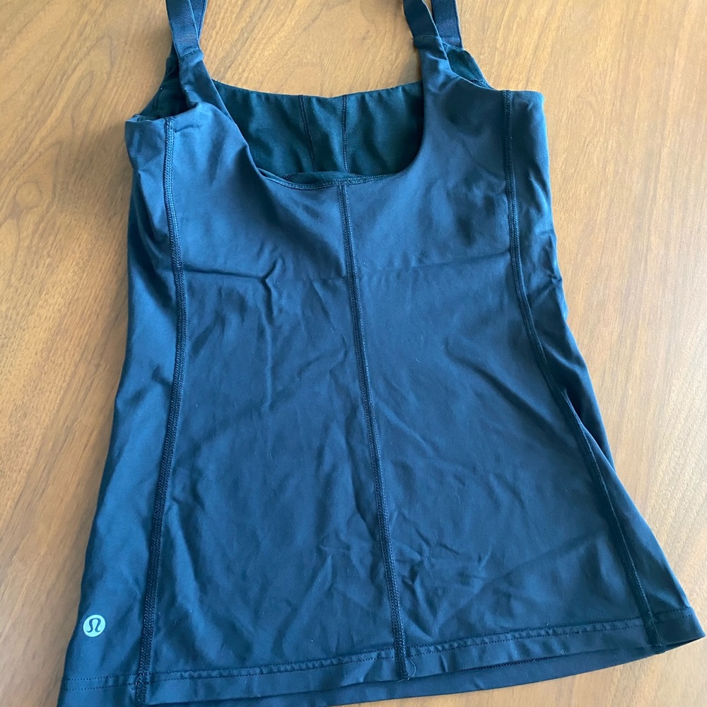 Black Lululemon Tank With Built In Support - image 2